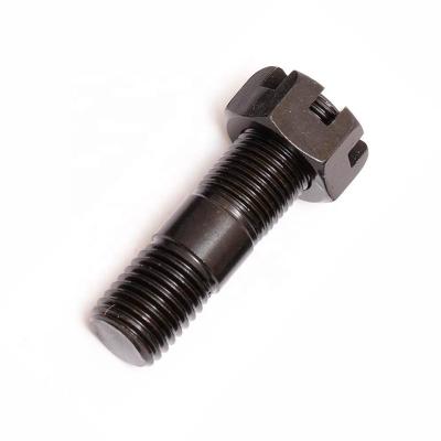 China Large quality class 10.9 double threaded stud bolt and nut m16x1.5x28 and m16x2.0x18 in steel for sale