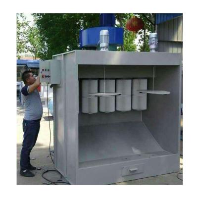 China Factory portable supplies - powder coating production line-jet booth with recovery system / manual spray gun for sale