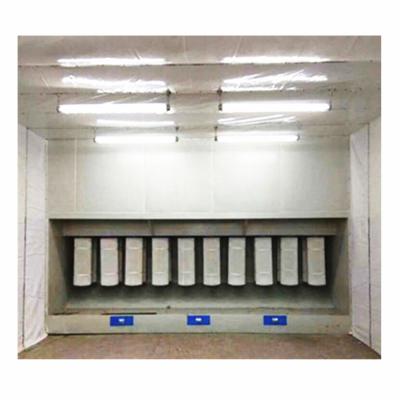 China Handheld Portable Manual Powder Pain Booth / Paint Spray Booth for sale