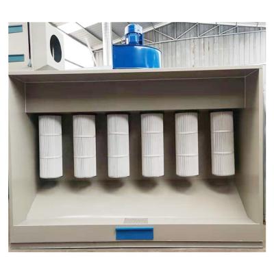 China Portable powder coating spray gun booth with recovery /paint spray machine for sale