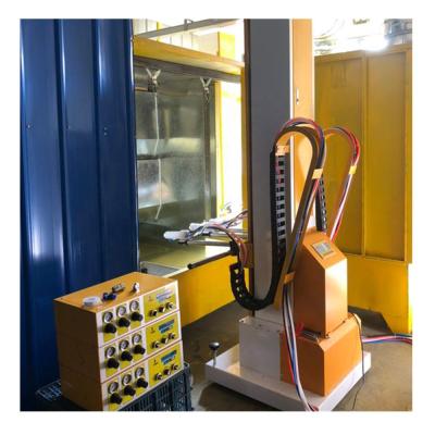 China Automatic Metal Electrostatic Powder Painting Reciprocator Machine With Control Cabinet for sale