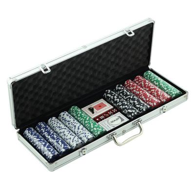 China For Poker Chip Set / 14g Mesa Dice Poker 500pcs 11.5g Clay Poker Chip Set Poker Chips for sale