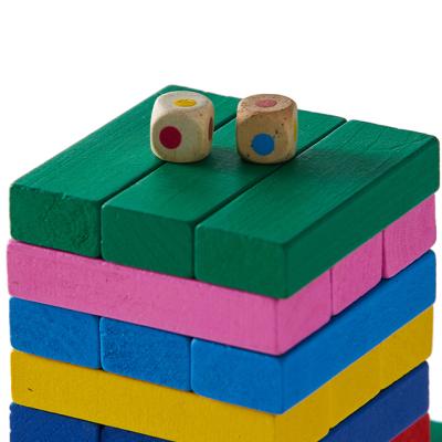 China Custom Wooden Display Color Educational Baby Box FSC Toy Building Block Sets Custom Building Block Toy For Kids for sale