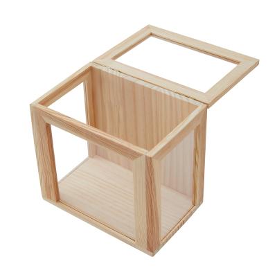 China Handmade Custom Acrylic Artware Display Storage Wooden Boxes for sale