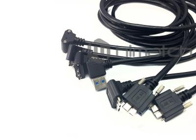 China visão de 5Gbps USB3 um homem ao micro cabo de dados padrão masculino da câmera de B com fechamento do parafuso à venda