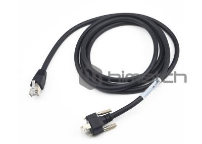 Chine câble de vision du câble OD Gige de 6.2mm, câble Ethernet RJ45 avec des vis moletées à vendre