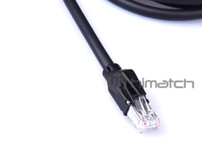 China Tomada industrial 30 do cabo RJ45 de Gigabit Ethernet - 80V para a transmissão de dados à venda