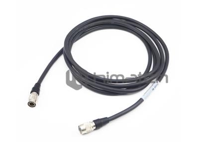 China Black Analog Connection Cable / Analog Video Cable With Hirose 6 Pin Female for sale