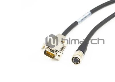 China M12 to D-SUB M12 to DB15 High Flexible Shielding Analog Camera Cable For Industrial Camera for sale