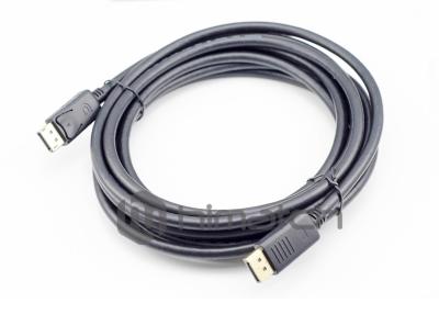 Chine 1080P Black Displayport Connector Cable / MINI DP TO DP Cable With PVC Jacket à vendre