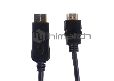 Chine Black Plated DP 1.3 Displayport To HDMI Adapter Cable HDMI 1.4 To Displayport 1.2 à vendre