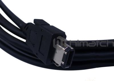 China High Flexible Long Firewire Cable / 9 Pin To 6 Pin Firewire Cable For 1394 Camera for sale