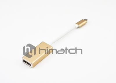 China tipo homem de 60Hz USB 3,1 do cabo de C ao cabo do adaptador de Displayport 1,2 para o monitor/projetor à venda