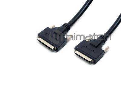 China 68 Pin SCSI Data Cable Assembly 1m / 2m / 3m / 5m For Communication Base Station for sale