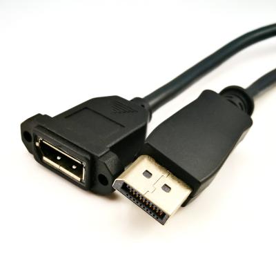 China Professionele Displayport 1,2 Kabel Zwarte Kleur voor LCD het Vertoningsscherm Te koop