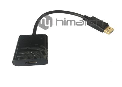 China High Definition Displayport 1.2 Male To HDMI Female 1080P DP Video Cable for sale