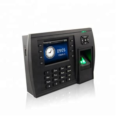 China Communication Via TCP/IP of ID/Mifare/HID card reader, USB host/client, RS232/485 for fingerprint scanner with time attendance machine for sale