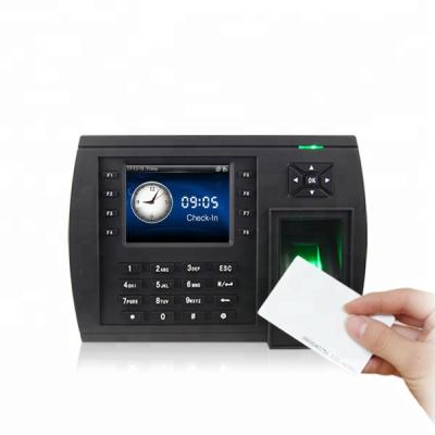 China Large Capacity Fingerprint Attendance Machine 3.5 Inch TFT Screen Photo ID Card With ID Card Reader (TFT500/ID) for sale