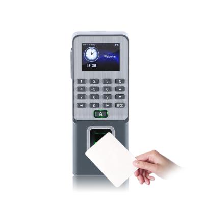 China Integrated Relay Color Screen Fingerprint and IC Access Control System Card Reader with Door Bell (F09) for sale