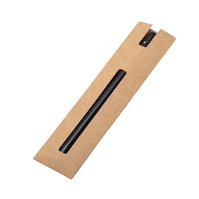 China Promotional Pencil Gift Or Promotional Pencil Set Recycle Kraft Paper Sleeve With Recycled Wood Eco - Friendly Pencil for sale