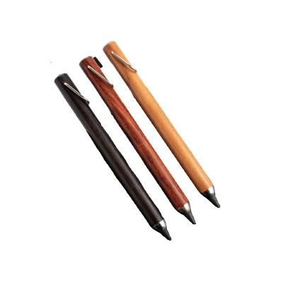 China HB Custom Round Wooden Gift / Souvenir Logo Graphite Pencil Erasable Pencil With Hook for sale