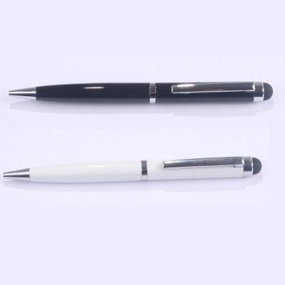 China Promotional Touch Screen Multifunctional Metal Ballpoint Pen Twist Action Pen Custom Logo Stylus Pen for sale