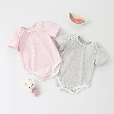 China Wholesale Lovely Baby Clothes Breathable Newborn Baby Infant Rompers Cotton Soft Summer Overalls Infant Rompers for sale