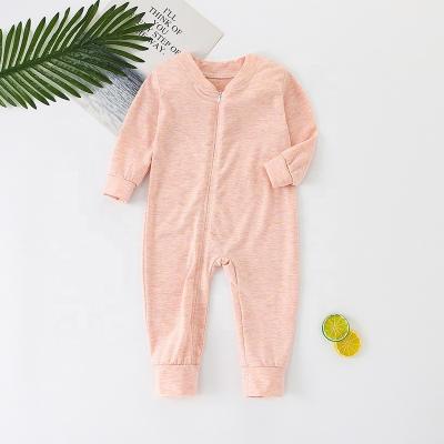 China Latest Design Spring Velvet Breathable Wholesale Zipper Front Baby Kids Pajamas for sale