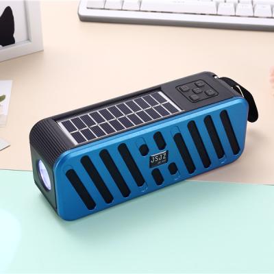 China Phone Function New 2022 trending product solar bluetooth speaker with FM radio MP3,solar light speakers with high quality, solar power speaker for sale