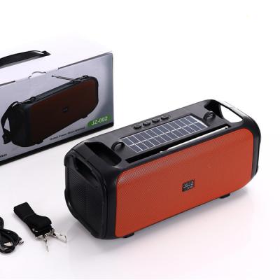 China High quality 18W 1+1 couplet phone function playing outdoor bluetooth speaker for camping with straps for sale