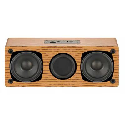 China New S3 Bluetooth Wireless Portable Wooden Bluetooth Speaker Phone Speaker U Disk Function Wooden Mini TF Card Private Model for sale