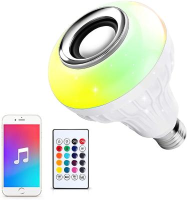 China Wireless Indoor Used RGB Color Changing Led Bluetooth Bulb Speaker for sale