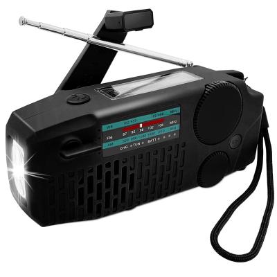 China Popular Amazone LED Flashing Light Crank Power Generation Emergency Solar Radio, Solar Power Wireless Waterproof Speakers, NOAA Radio Speaker for sale