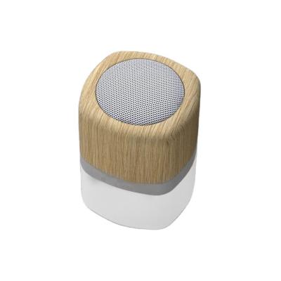 China 2021 colorfull LED new mini naiad 2021 portable mini mini bluetooth speaker portable wireless luminous light bamboo camac for sale