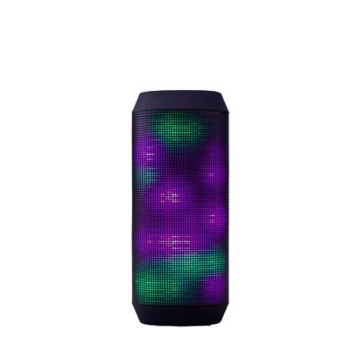 China Portable colorful led wireless bluetooth speaker tws lightweight speaker wireless with NFC function E86# for sale