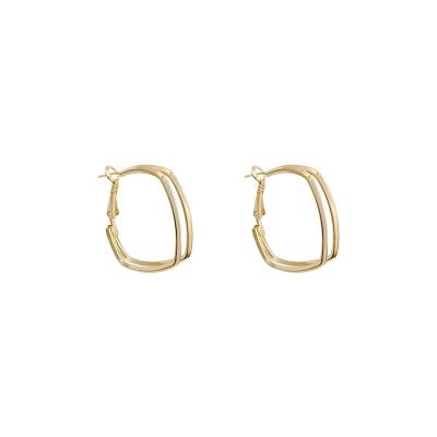 China 2022 TRENDY Designs Jewelry Huggie Circle Earrings For Women Gold Gift Party Trendy for sale