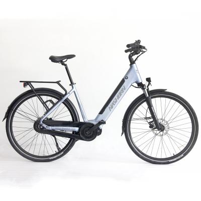 China 28 Inch City Bike EU Factory Dump Duty ebike 250W 36V 14Ah Elektrische Elektrische 28 Inch City Bike Blue Aluminum Alloy ebicycle No Anti Electric for sale