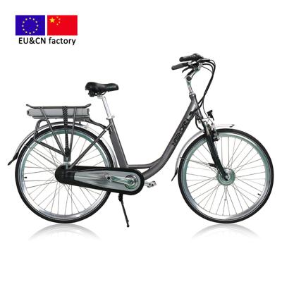 China Aluminum alloy 28 inch classic electric city bike EU factory no new model ebike anti dumping duty pedelec e bicycle 36V/48V G2825A front motor for sale