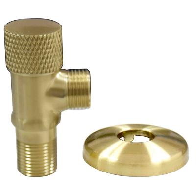 China Home Large Flow Rate 1/2 Inch Bathroom Kitchen Kitchen Golden Angel Brass Valve for sale