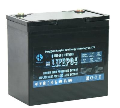 Cina 25.5kg Lifepo4 UPS Battery Voltage 12V Max Charge Current 50A 500Ah in vendita