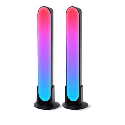 China New Modern Smart Music USB RGB Led Bluetooth Smart Desk Dreamy Mood Lamp Atmosphere Light Sound Color Activated Light Bar for sale