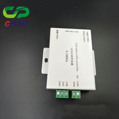 China T1000A WS2801 WS2811 WS2812B LPD6803 LED Pixels dmx controller 2048 LED Control Lights DC5~24V RGB SD Card for sale