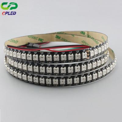 China outdoor decoration lighting Shenzhen factory 5V Digital 144 waterproof flexible LEDs SMD 5050 RGB led strip ws2812b for sale