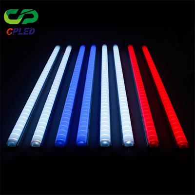 China Decorative outdoor digital building DMX RGB LED tube lighting smd5050 dc24v waterproof light waterproof tube light for sale