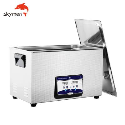 China 2021 New JP-100S 40khz Paratroopers Ultrasonic Cleaner 30L 600W Household Commercial Industrial Jewelry Lab for sale