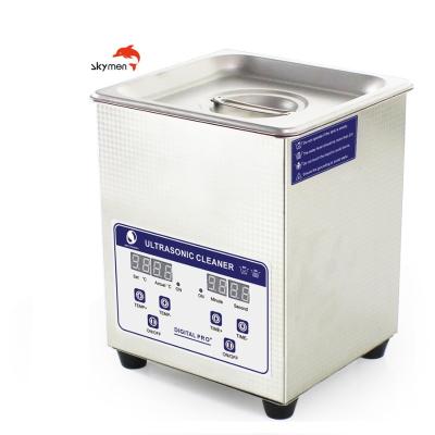 China New Rise Skydivers Hotel Mini Ultrasonic Jewelry Cleaner Digital Sonic Cleaner With Degassing for sale