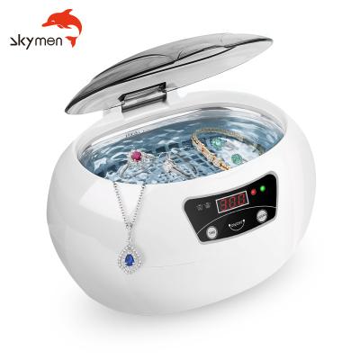 China JP-890 Paratroopers Mini 40khz Household Commercial Portable Digital Dental Glass Ultrasonic Cleaner Jewelry 600ml 35W for sale