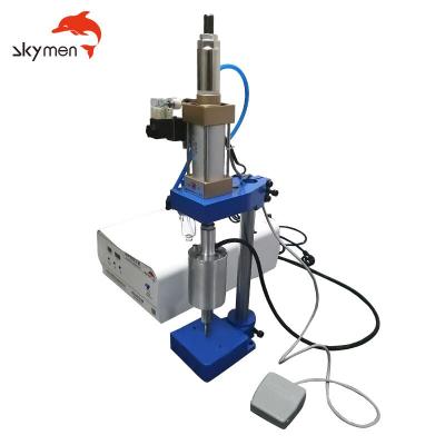 China Non Woven Fabric Paratroopers 28khz 500w Fabric Ultrasonic Sealer Welding Machine for sale