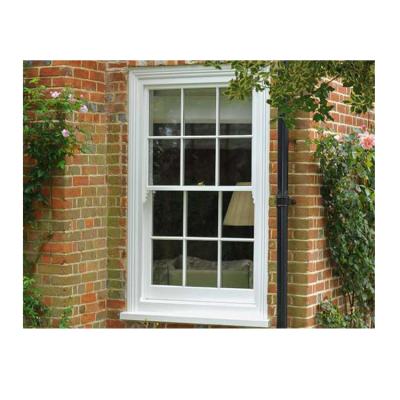 China Sliding Vertical Sliding Pane Double Glazed Soundproof Double Hung Aluminum Aluminum Windows Down Sliding Sash Window for sale