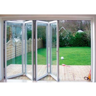 China China Factory Supplier Waterproof Outdoor Glass Aluminum Folding Sliding Patio Door Price for sale